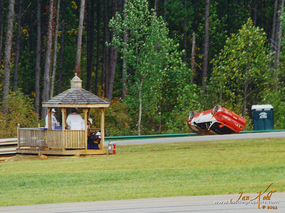 Pierre Kleinubing wreck @ VIR 4
The car continues to roll...
