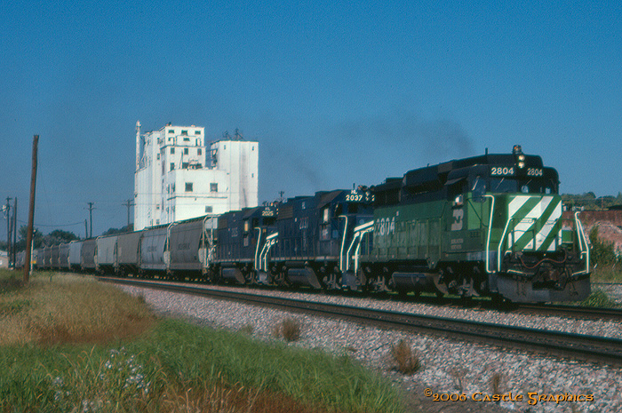 bn 2804 GP39M kansas city mo oct 1989
