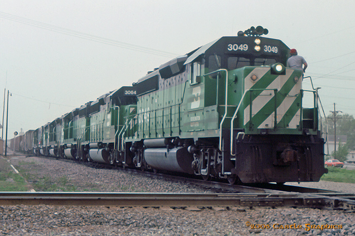 bn 3049 GP40-2 may 1987
