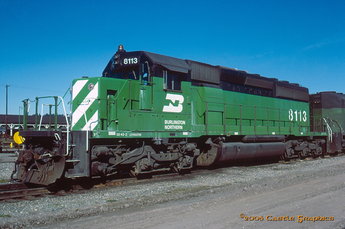 bn 8113 SD40-2 auburn wa mar21 1981
