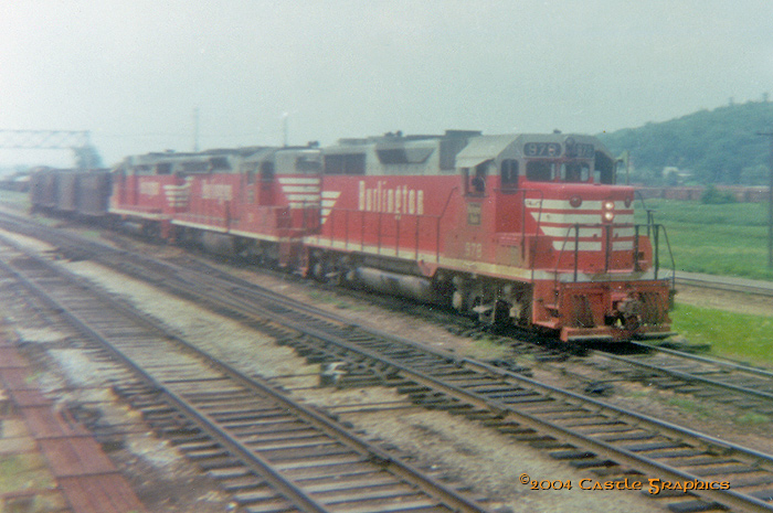 cbq 978 GP35 SD24 savanna il 1965
