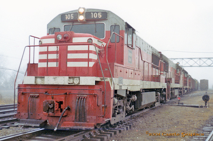 cbq 105 102 U25B savanna il 1969d
