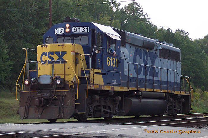 csx 6131 GP40-2 stanley nc sep28 2005
