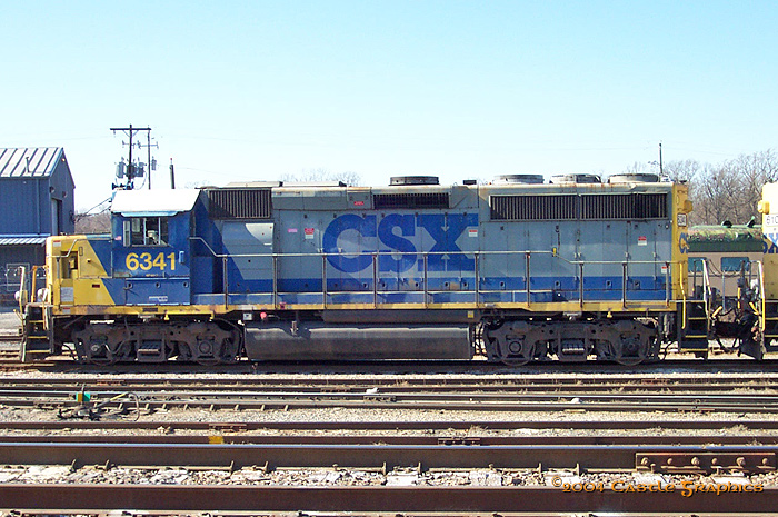 csx 6341 GP40-2 raleigh nc jan23 2004
