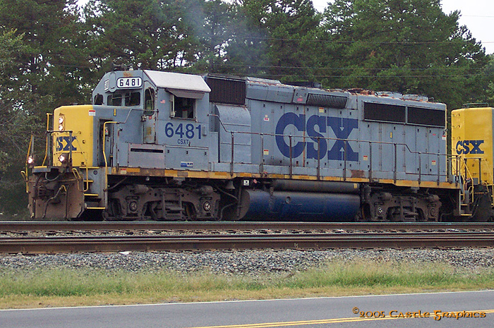 csx 6481 GP40-2 charlotte nc sep22 2005
