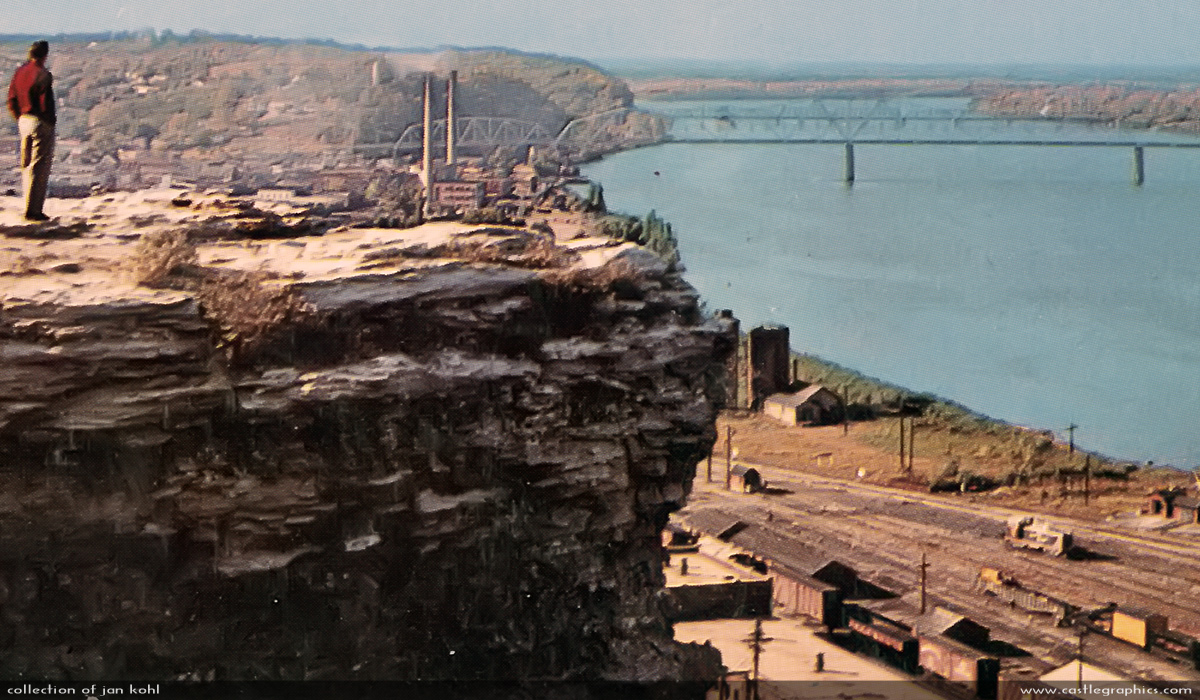 Vintage Lovers Leap view, Hannibal
Nice view of the changes to the CB&Q yard in the 1960s as the yard was winding down.
