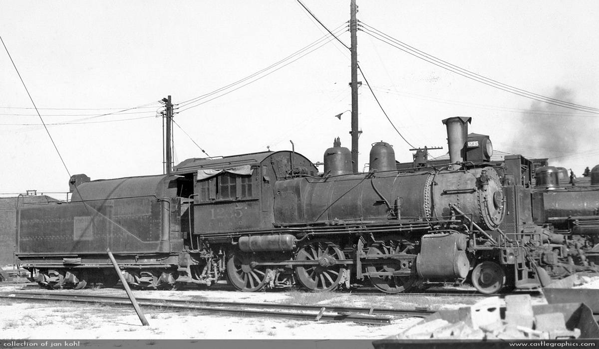 CB&Q #1235 2-6-0
On the scrap line in Hannibal.
