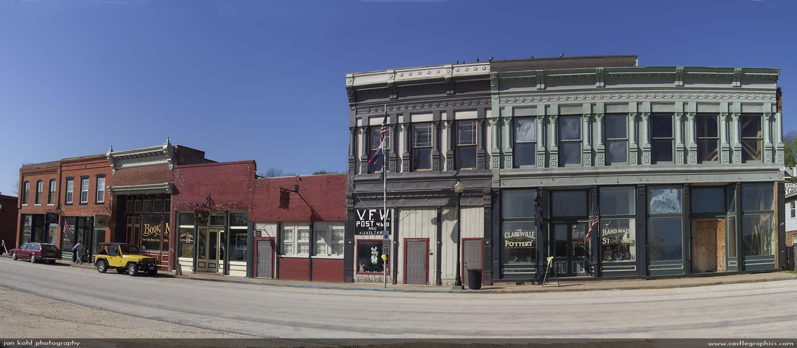Street front at Clarksville, MO
