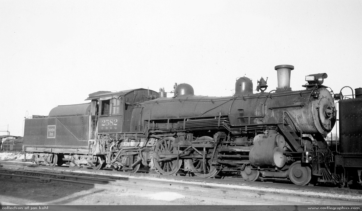 cbq 2582 4-4-2 galesburg il 1950-04-15
