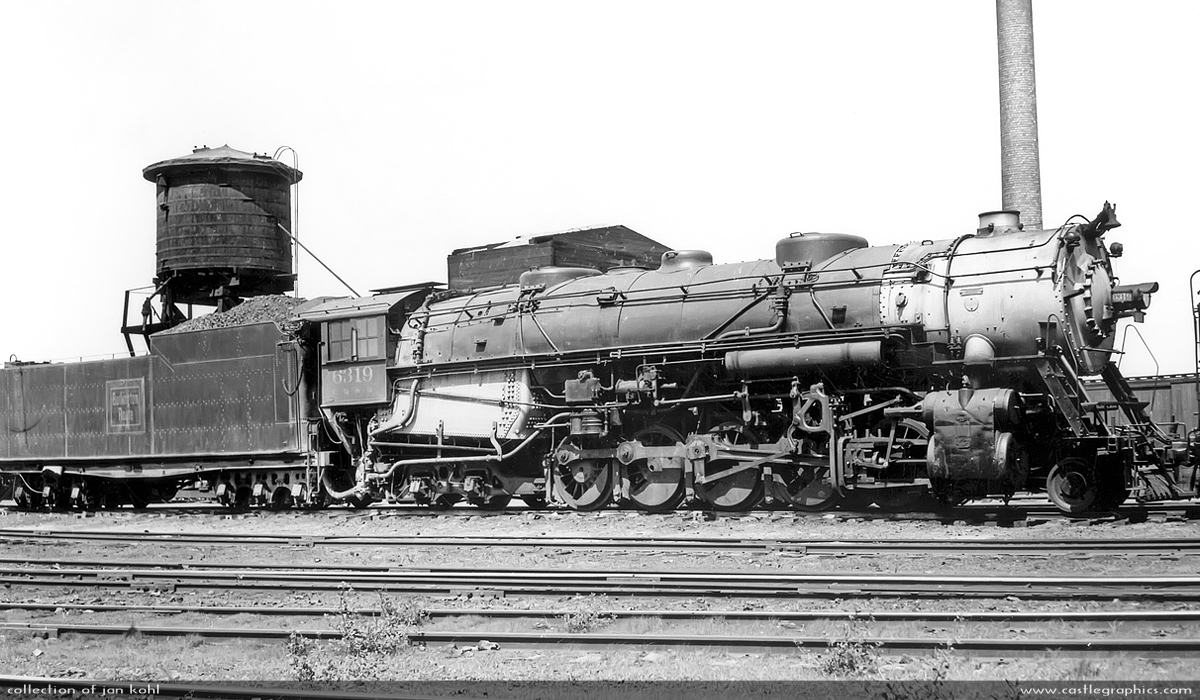 cbq 6319 2-10-4 centralia il 1938
