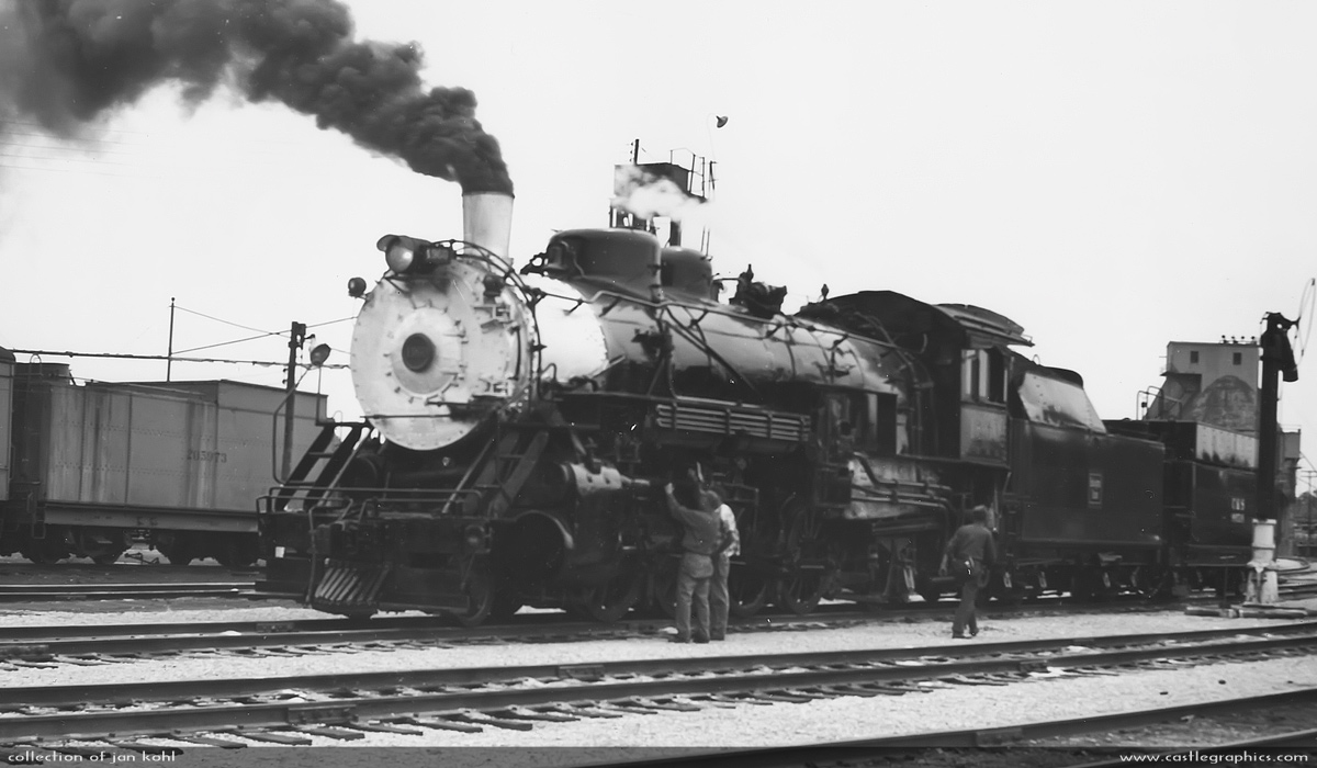 cbq 4960 2-8-2 galesburg il 1963
