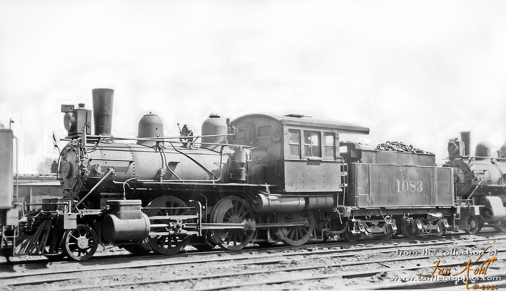 cbq 1083 2-6-0 galesburg il 1924
