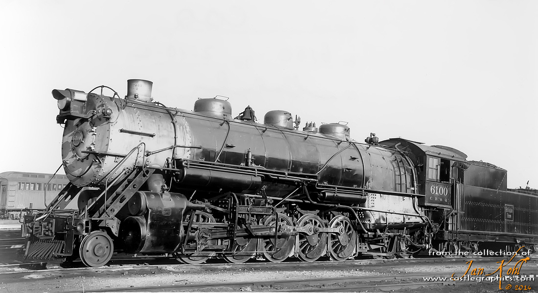 cbq 6100 2-10-2 galesburg il nov10 1937
