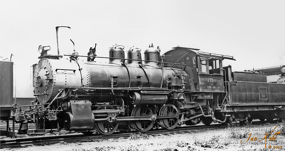 cbq 1710 0-6-0 galesburg il may 1949
