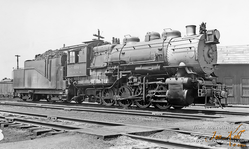 cbq 554 0-8-0 galesburg il may22 1938
