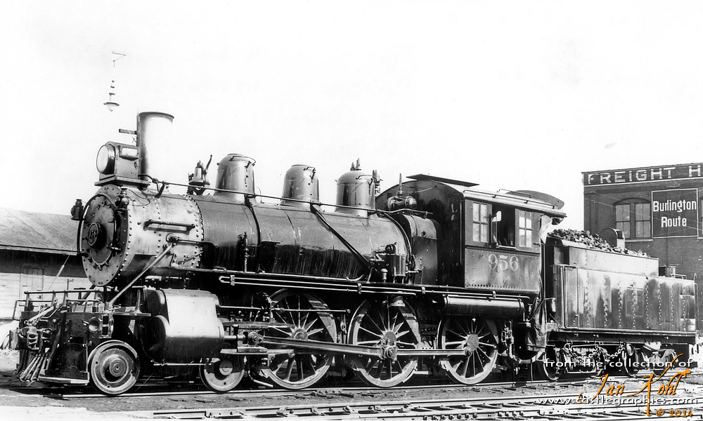 cbq 956 4-6-0 dubuque ia may17 1940
