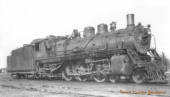 gn 1367 4-6-0 vancouver bc aug 1948

