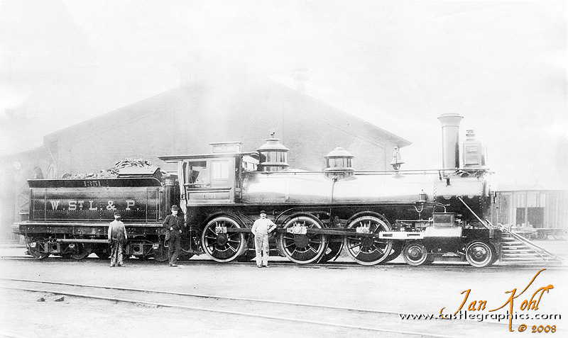 wstlp 1351 4-6-0 rock island il 1890a
Advertisement:  This is the before photo that I took before cleaning it up and correcting shade & background.  The photo *appears* to be overexposed.
