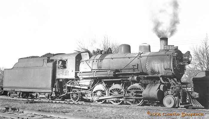 np 2446 2-6-2 grand forks mn oct25 1955
